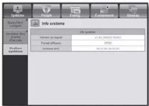 SAMSUNG SHR-6160 - - Info système - 1