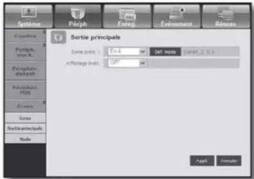 SAMSUNG SHR-6160 - - Sortie principale - 1