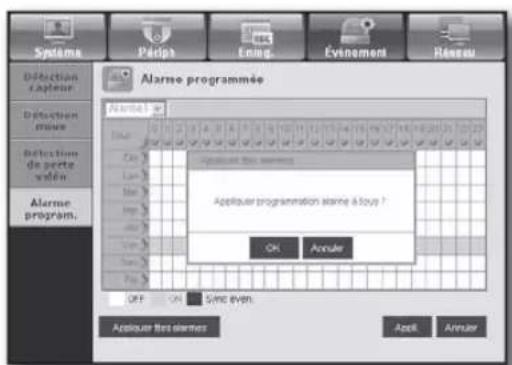 SAMSUNG SHR-6160 - Alarme programmée - 1