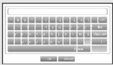SAMSUNG SHR-6160 - Utilisation du clavier virtuel - 1