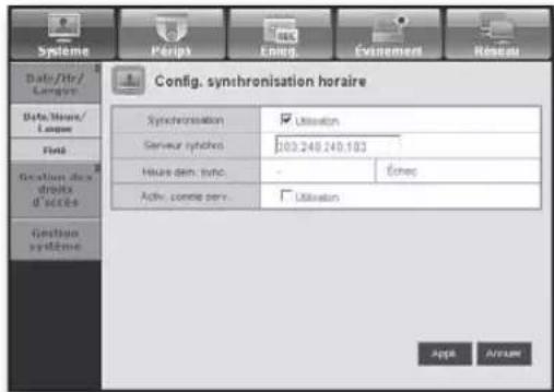 SAMSUNG SHR-6160 - Date/Heure/Langue - 2