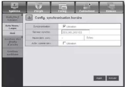 SAMSUNG SHR-7160 - Date/Heure/Langue - 2