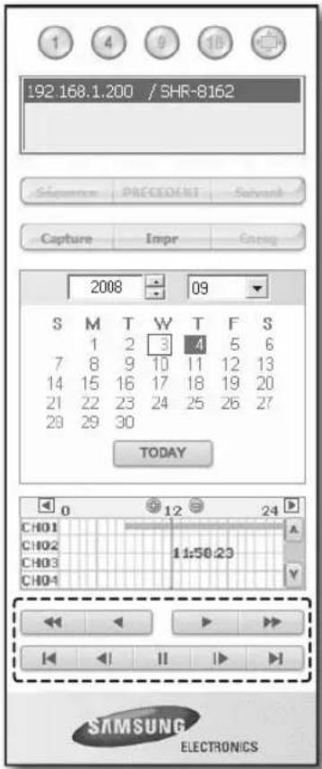 SAMSUNG SHR-7160 - COMMANDE DE LA LECTURE - 2