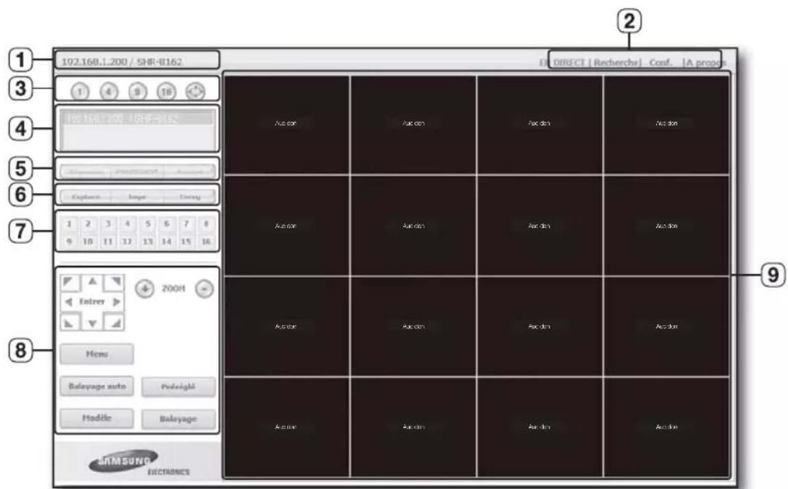 SAMSUNG SHR-7160 - Qu'est-ce que Web Viewer ? - 10