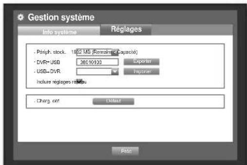 SAMSUNG SHR-7160 - Réglages - 1