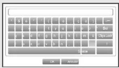 SAMSUNG SHR-7160 - Utilisation du clavier virtuel - 1