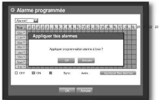SAMSUNG SHR-7160 - Alarme programmée - 3