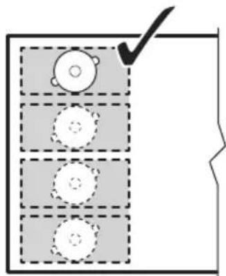 ELECTROLUX DMSL8350UO - Diamètre et position de l'ustensile de cuisine - 1