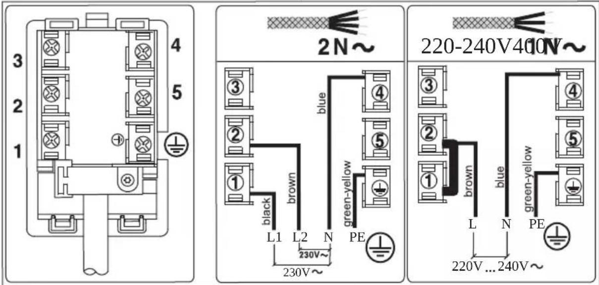ELECTROLUX DMSL8350UO - Branchement électrique - 1
