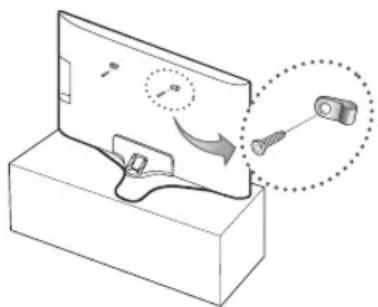 SAMSUNG UA40KU7000W - Precaução de segurança: Fixação do televisor à parede - 3
