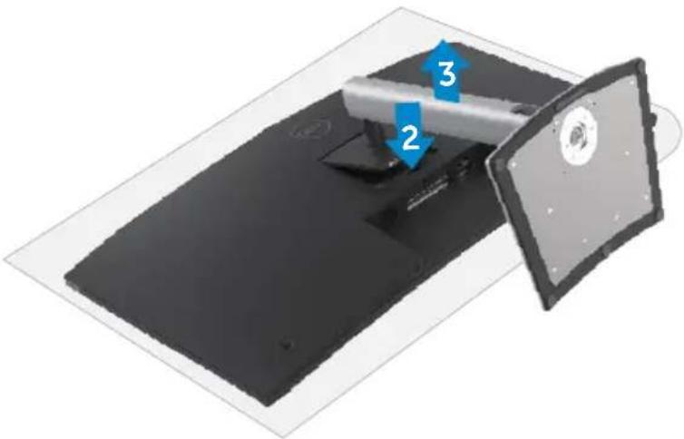 DELL P3424WEB - Pour retirer le socle : - 2