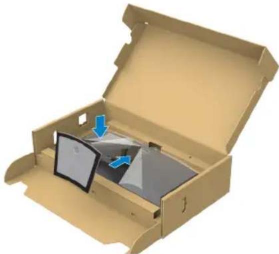 DELL P3424WEB - Pour fixer le socle du moniteur : - 5