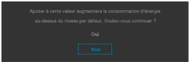 DELL P3424WEB - Messages d'alerte OSD - 9