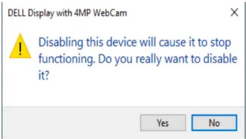 DELL P3424WEB - Configuration de la webcam du moniteur comme réglage par défaut du système d'exploitation - 6