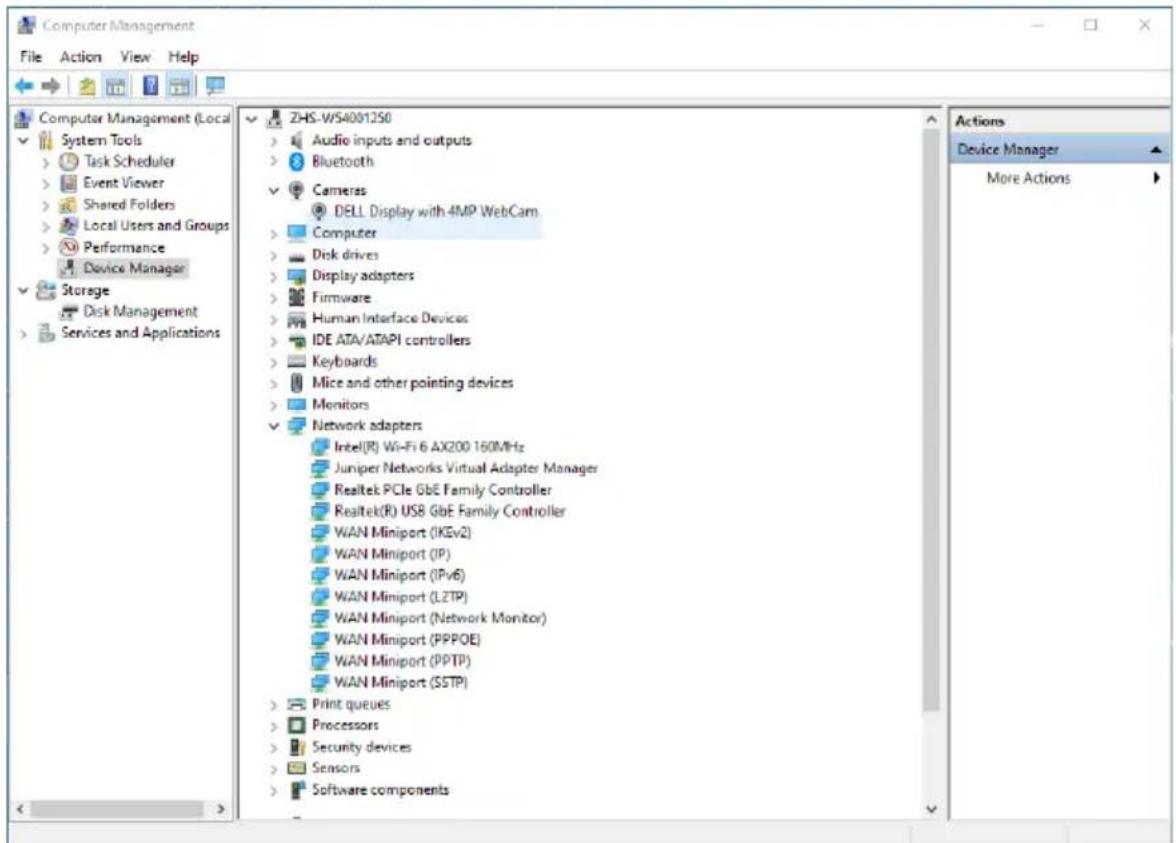 DELL P3424WEB - Configuration de la webcam du moniteur comme réglage par défaut du système d'exploitation - 7
