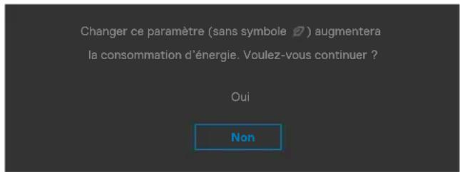 DELL P3424WEB - Messages d'alerte OSD - 8