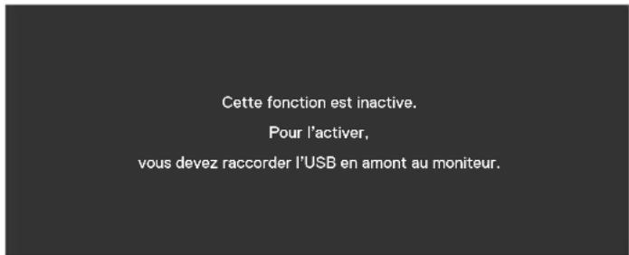 DELL P3424WEB - REMARQUE: Le message peut être légèrement différent en fonction du signal d'entrée connecté. - 2