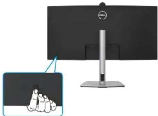 DELL P3424WEB - Utilisation de la commande joystick - 1