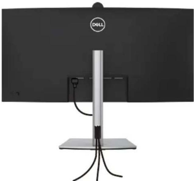 DELL P3424WEB - Gestion de vos câbles - 1