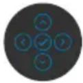 DELL P3424WEB - Bouton- du panneau frontal - 11