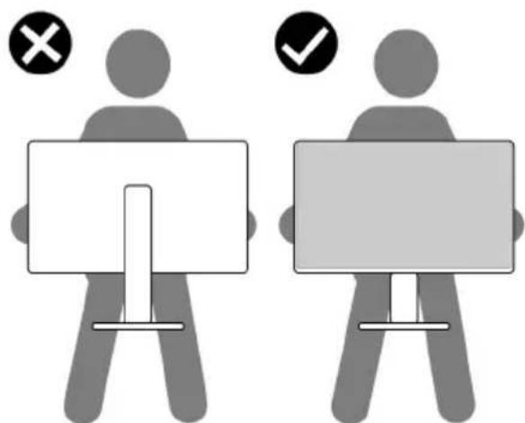 DELL P3424WEB - Manipuler et déplacer votre écran - 2