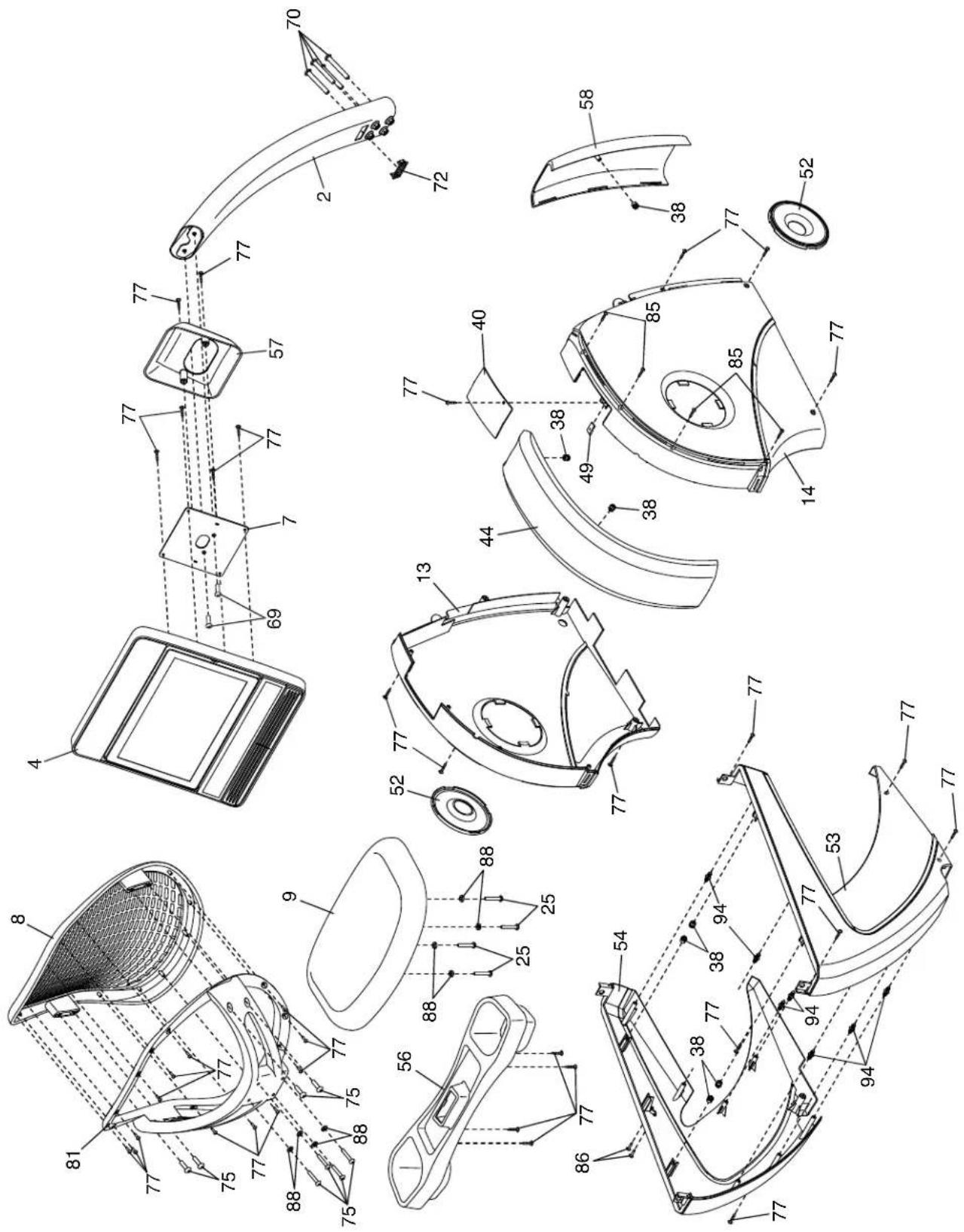 NordicTrack R35 - N° clé Qté Description N° clé Qté Description - 1