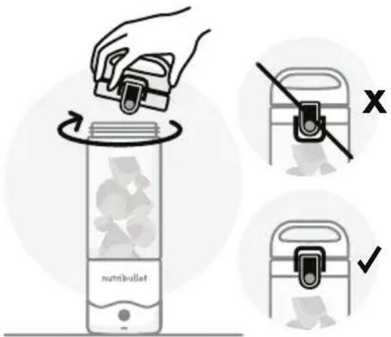 NUTRIBULLET Portable - Používanie prenosného mixéra nutribullet® - 2