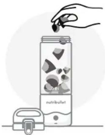 NUTRIBULLET Portable - Utilização do liquidificador portátil nutribullet® - 2