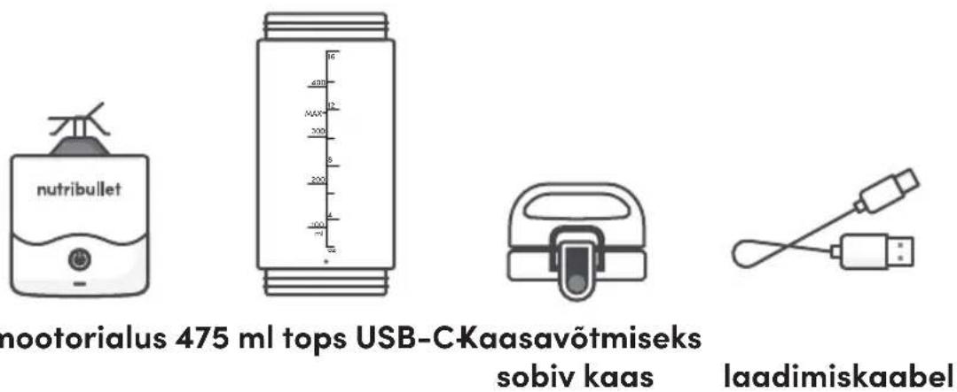 NUTRIBULLET Portable - Mis kuulub komplekti - 1