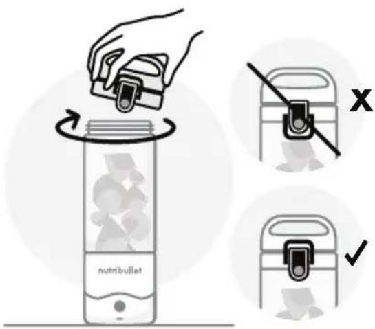 NUTRIBULLET Portable - Verwendung des tragbaren Mixers nutribullet® - 4