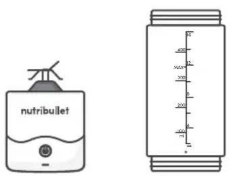 NUTRIBULLET Portable - Contenido de la caja - 1
