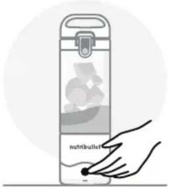 NUTRIBULLET Portable - Завртете го капакот на чашата. - 3
