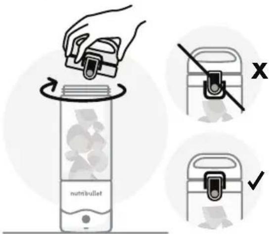 NUTRIBULLET Portable - Използване на преносимия блендер nutribullet® - 4