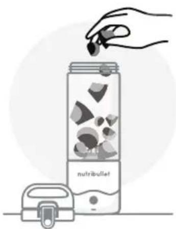 NUTRIBULLET Portable - Χρήση του φορητού μπλέντερ nutribullet® - 2