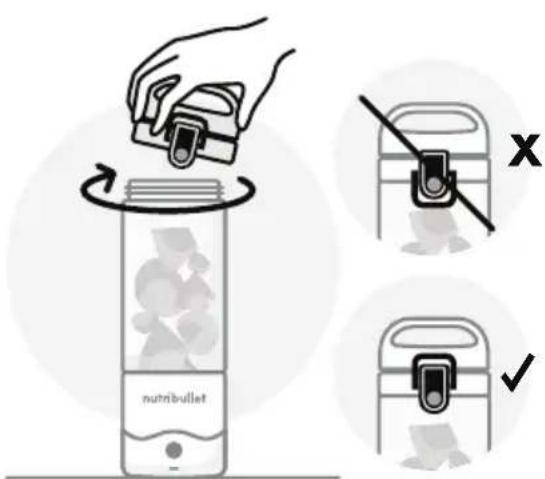 NUTRIBULLET Portable - nutribullet® pārnēsājamā blendera lietošana - 4