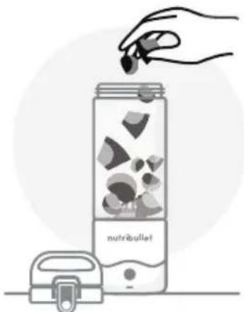NUTRIBULLET Portable - Чистете ги чашите за - 1