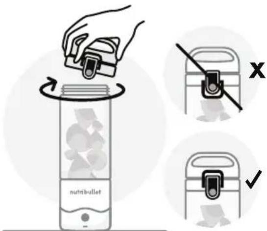 NUTRIBULLET Portable - Användning av nutribullet® Portable Blender - 4