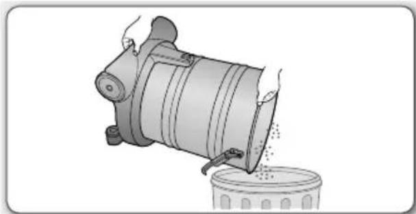 SAMSUNG SW7535 - EMPTYING THE DUST BIN - 5