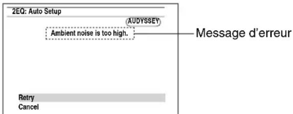 ONKYO HT-RC360 - Messages d'erreur - 1