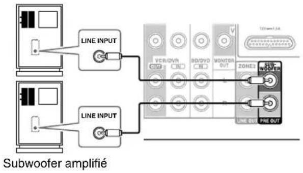 LINE INPUT LINE INPUT Subwoofer amplifié
