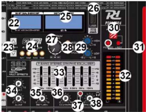 Power Dynamics PDM-T604 - REC AND REPEAT/MODE BUTTONS - 1