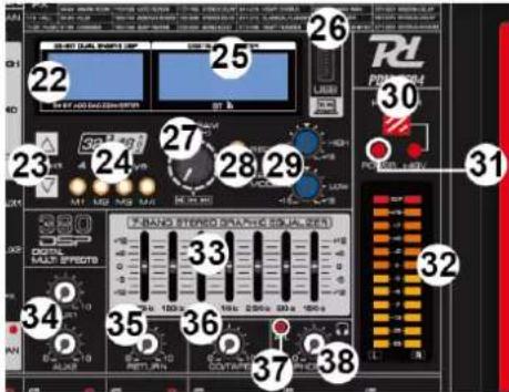 Power Dynamics PDM-T604 - INTERRUPTEUR D'ALIMENTATION - 1