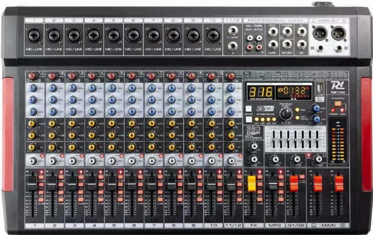 Power Dynamics PDM-T604 - PDM-T Series Stage Mixer - 1