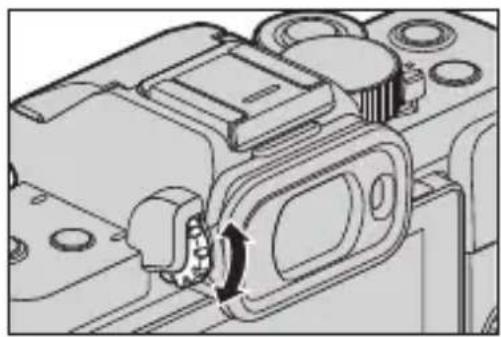PANASONIC Lumix DC-G100D - Faites tourner la molette de réglage dioptrique tout en regardant à travers le viseur. - 1