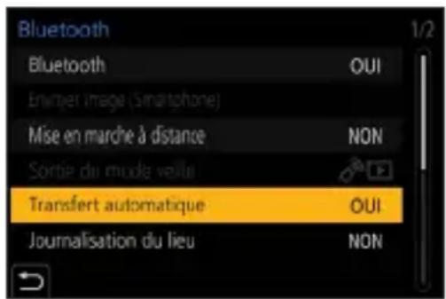 Bluetooth Bluetooth OUI Enviseir Image (Smartphone) Mise en marche à distance NON Sortie du mude veille Transfert automatique OUI Journalisation du lieu NON