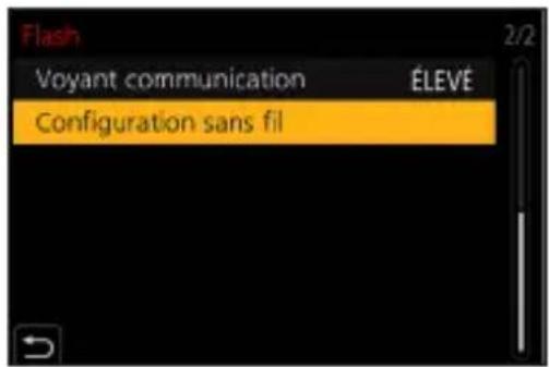 Flash Voyant communication ÉLEVE Configuration sans fil 2/2