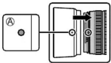 PANASONIC Lumix DC-G100D - Pour fixer le parasoleil accompagnant les objectifs interchangeables (H-FS45150) - 1