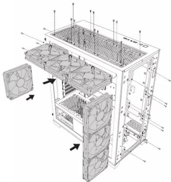 ANTEC DF600 FLUX - POWER SUPPLY INSTALLATION - 7