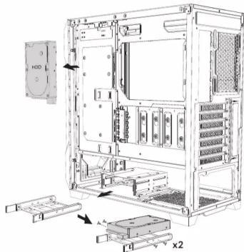 ANTEC DF600 FLUX - POWER SUPPLY INSTALLATION - 3