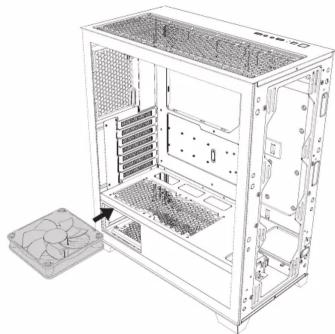 ANTEC DF600 FLUX - POWER SUPPLY INSTALLATION - 8